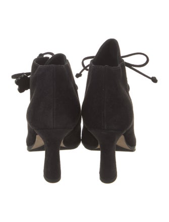 Burberry Suede Lace-Up Boots