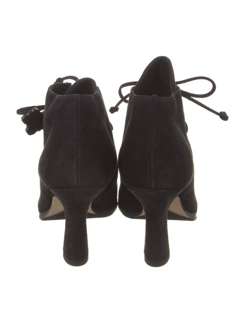 Burberry Suede Lace-Up Boots