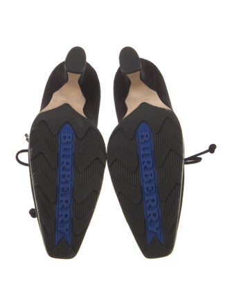 Burberry Suede Lace-Up Boots