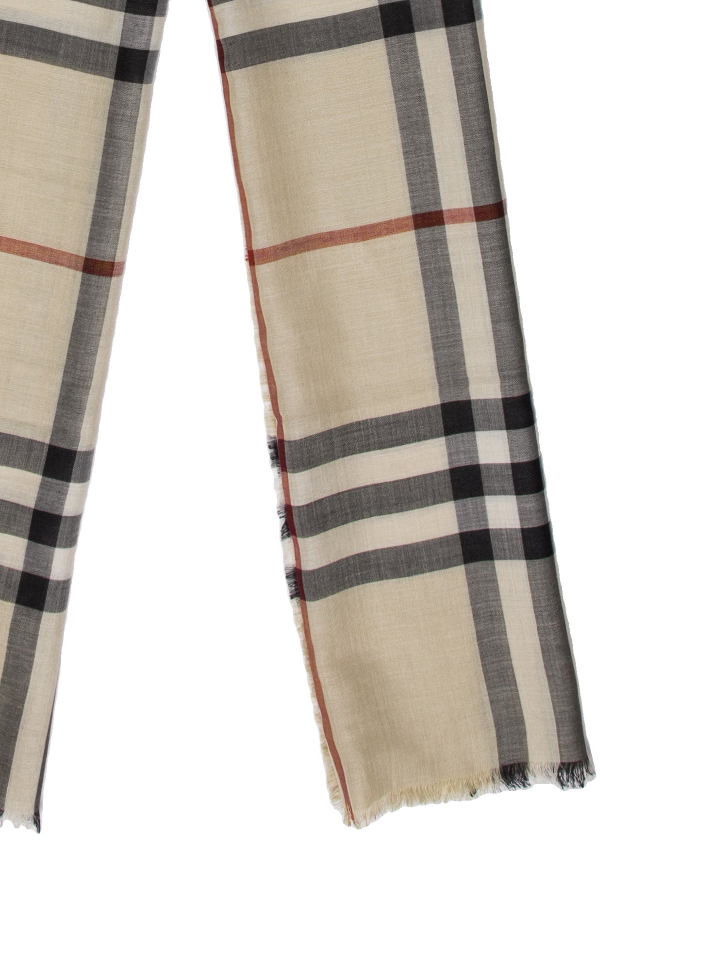 Burberry Wool Striped Scarf w/ Tags