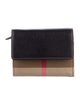 Burberry House Check Pattern Canvas Wallet