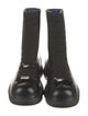 Burberry Leather Combat Boots