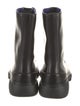 Burberry Leather Combat Boots