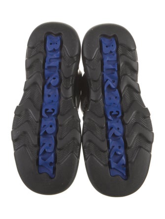 Burberry Leather Combat Boots