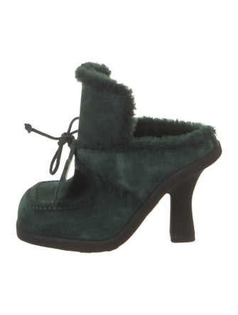 Burberry Suede Mules