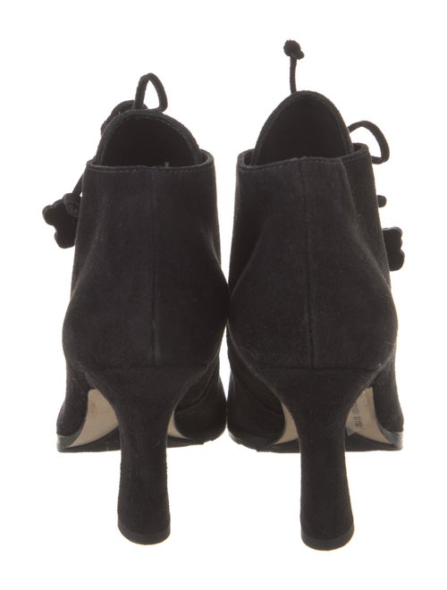 Burberry Suede Lace-Up Boots