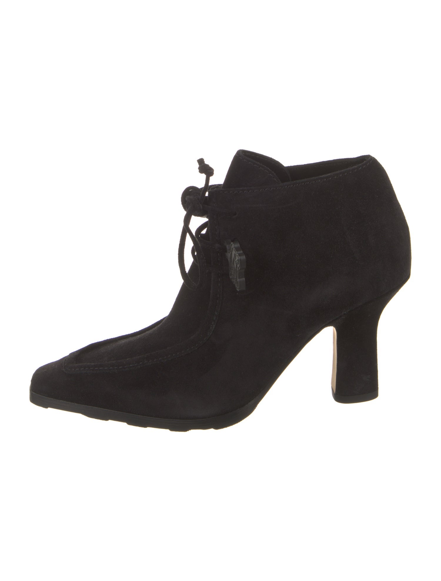 Burberry Suede Lace-Up Boots