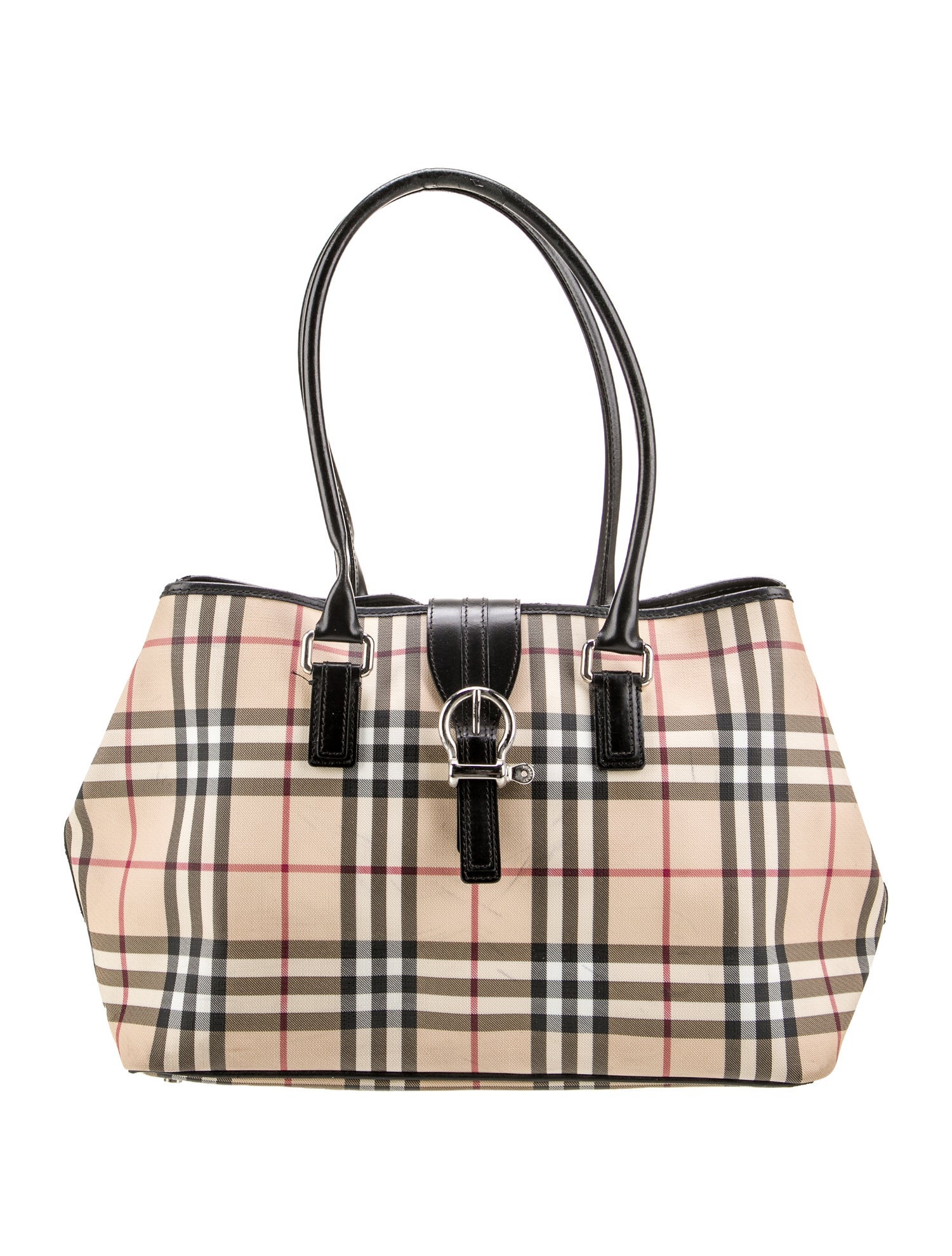 Burberry Nova Check Top Handle Bag