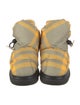 Burberry Nylon Plaid Print Hiking Boots