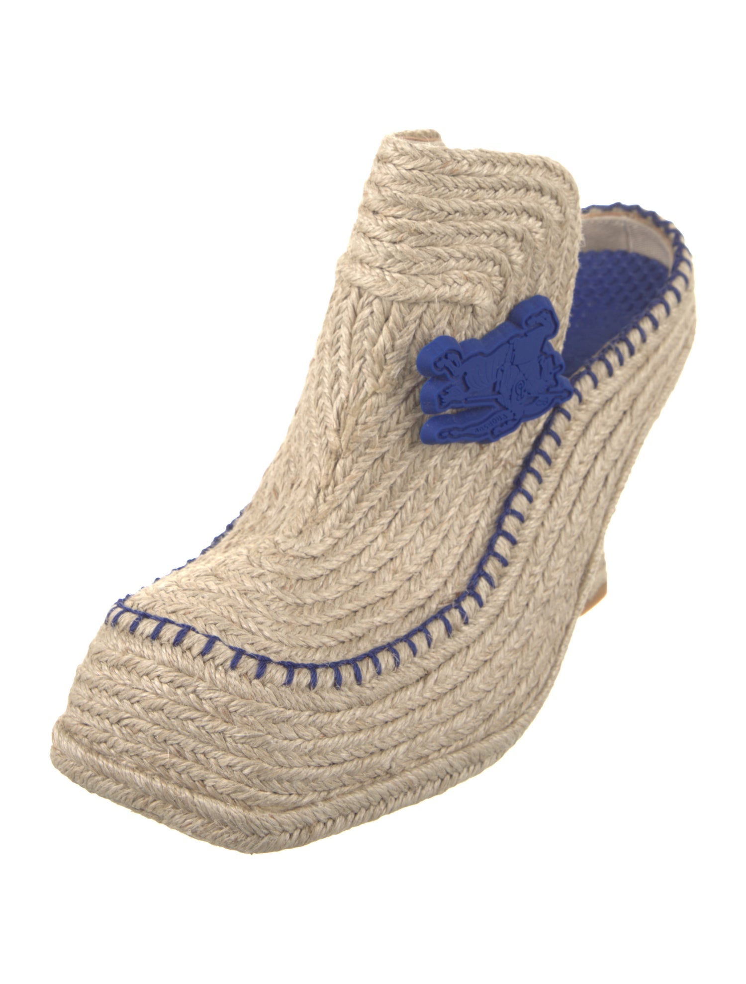Burberry Jute Mules