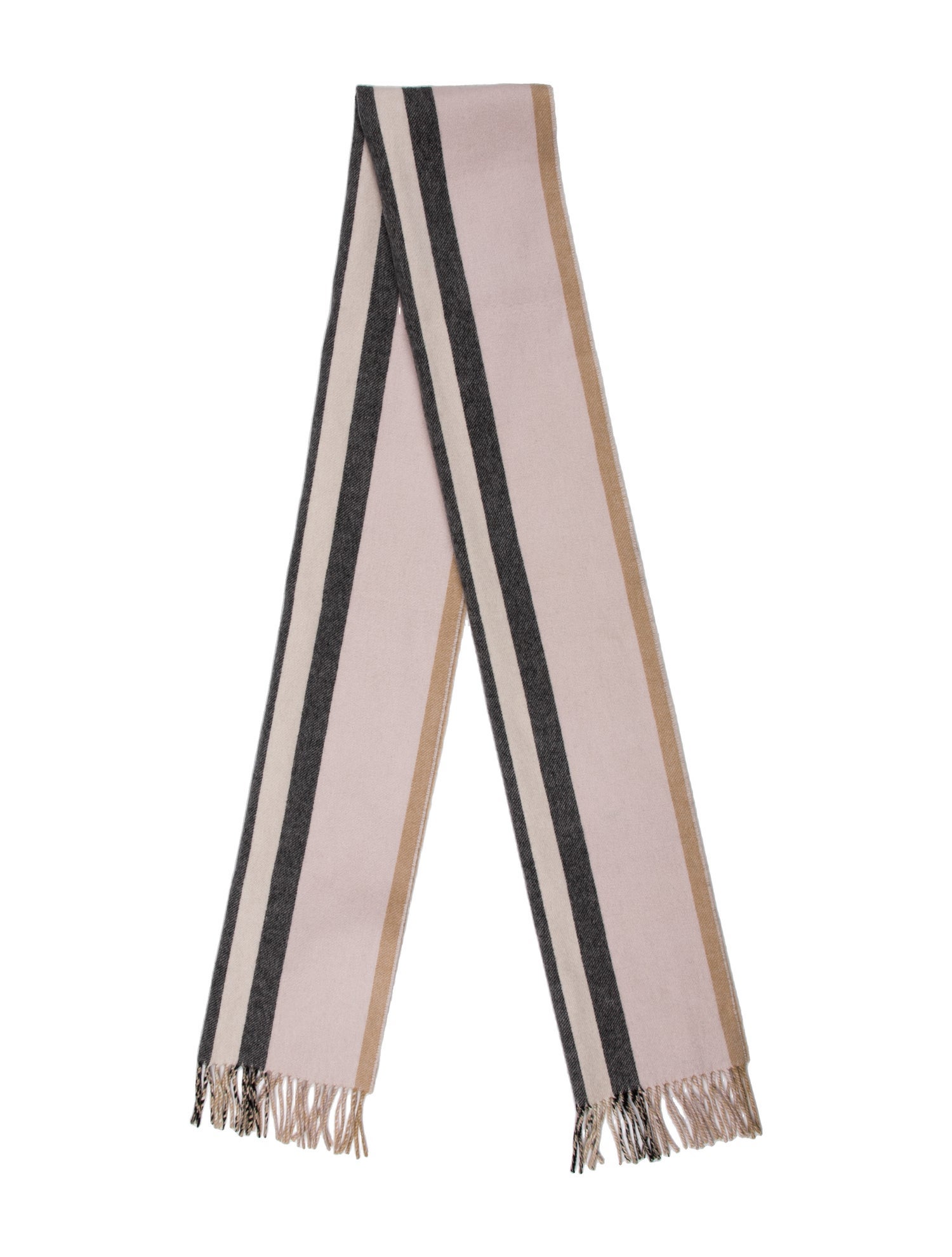 Burberry Cashmere Striped Scarf