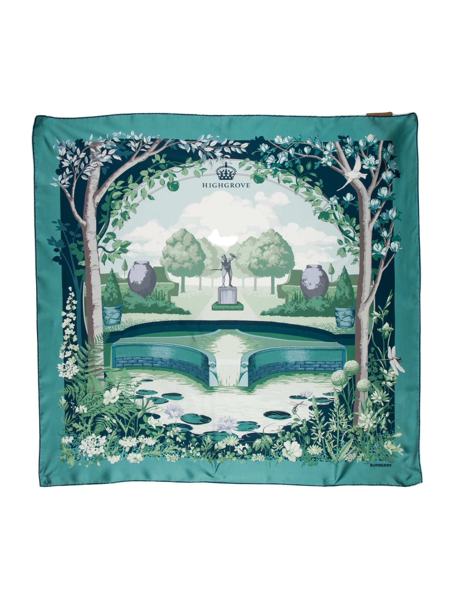 Burberry Silk Printed Scarf