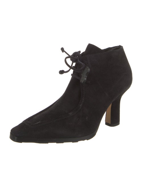 Burberry Suede Lace-Up Boots