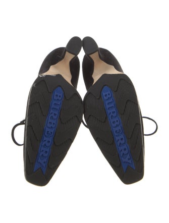 Burberry Suede Lace-Up Boots