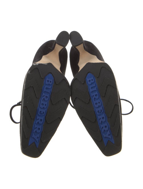 Burberry Suede Lace-Up Boots