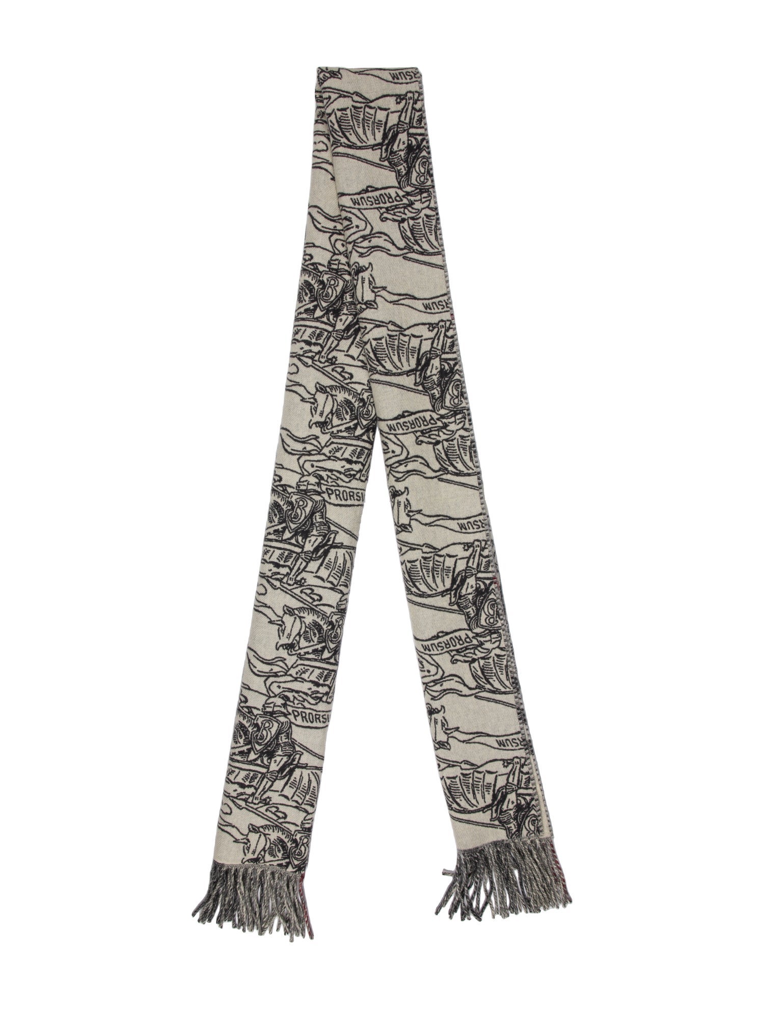 Burberry Cashmere Printed Scarf