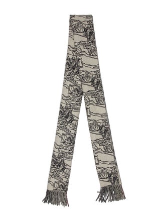 Burberry Cashmere Printed Scarf