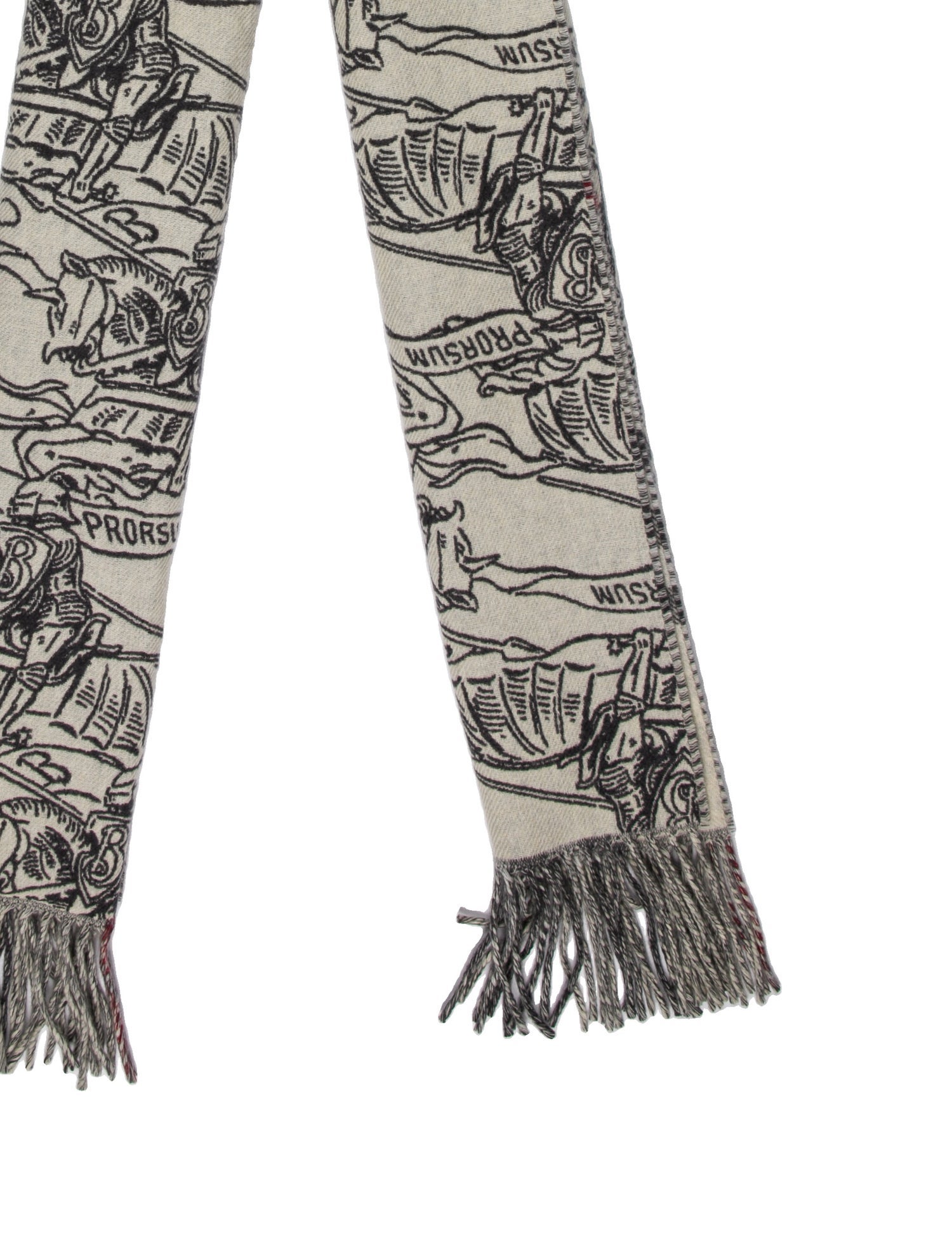 Burberry Cashmere Printed Scarf