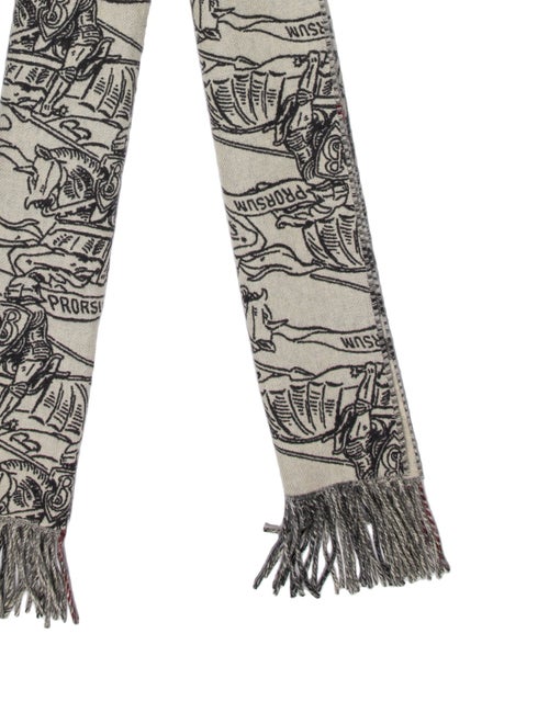Burberry Cashmere Printed Scarf