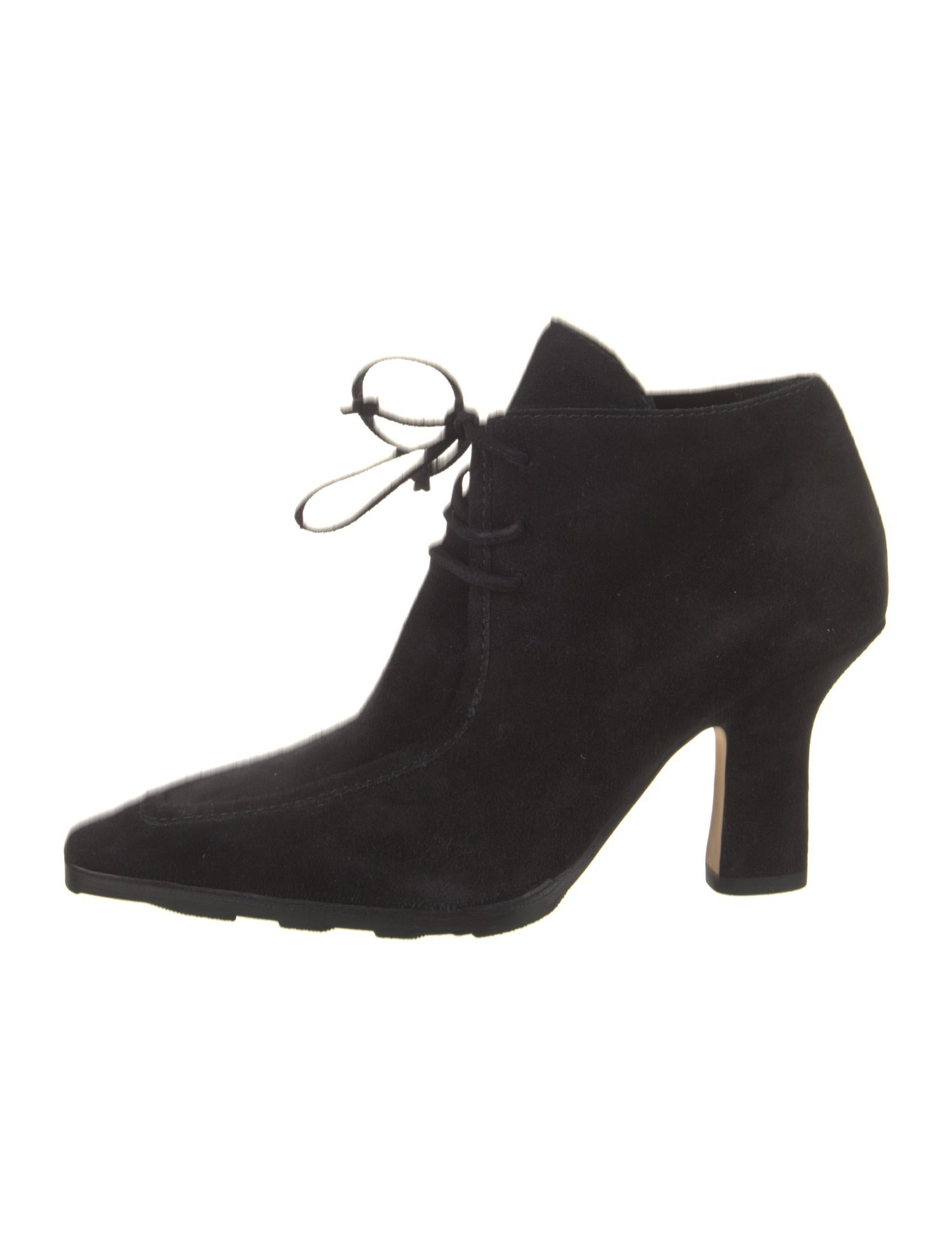 Burberry Suede Lace-Up Boots