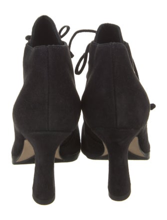 Burberry Suede Lace-Up Boots