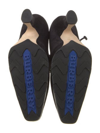 Burberry Suede Lace-Up Boots