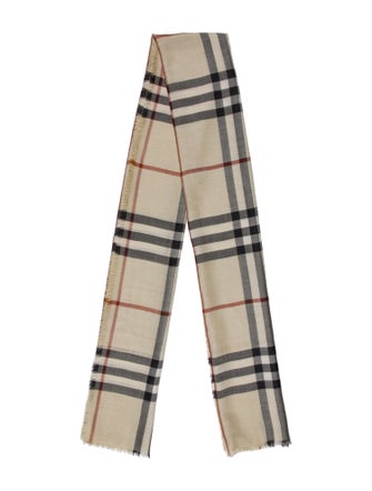 Burberry Wool Striped Scarf