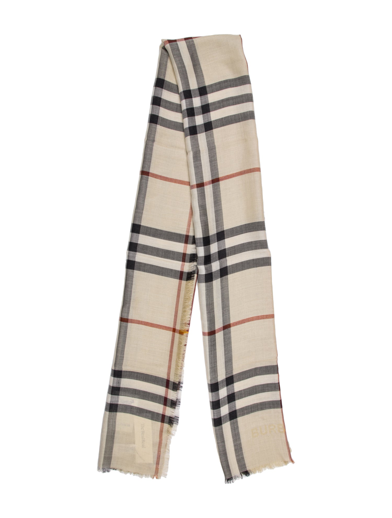 Burberry Wool Striped Scarf