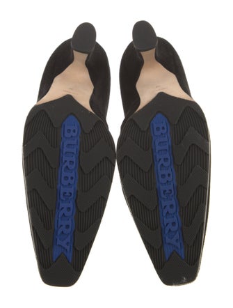 Burberry Suede Lace-Up Boots