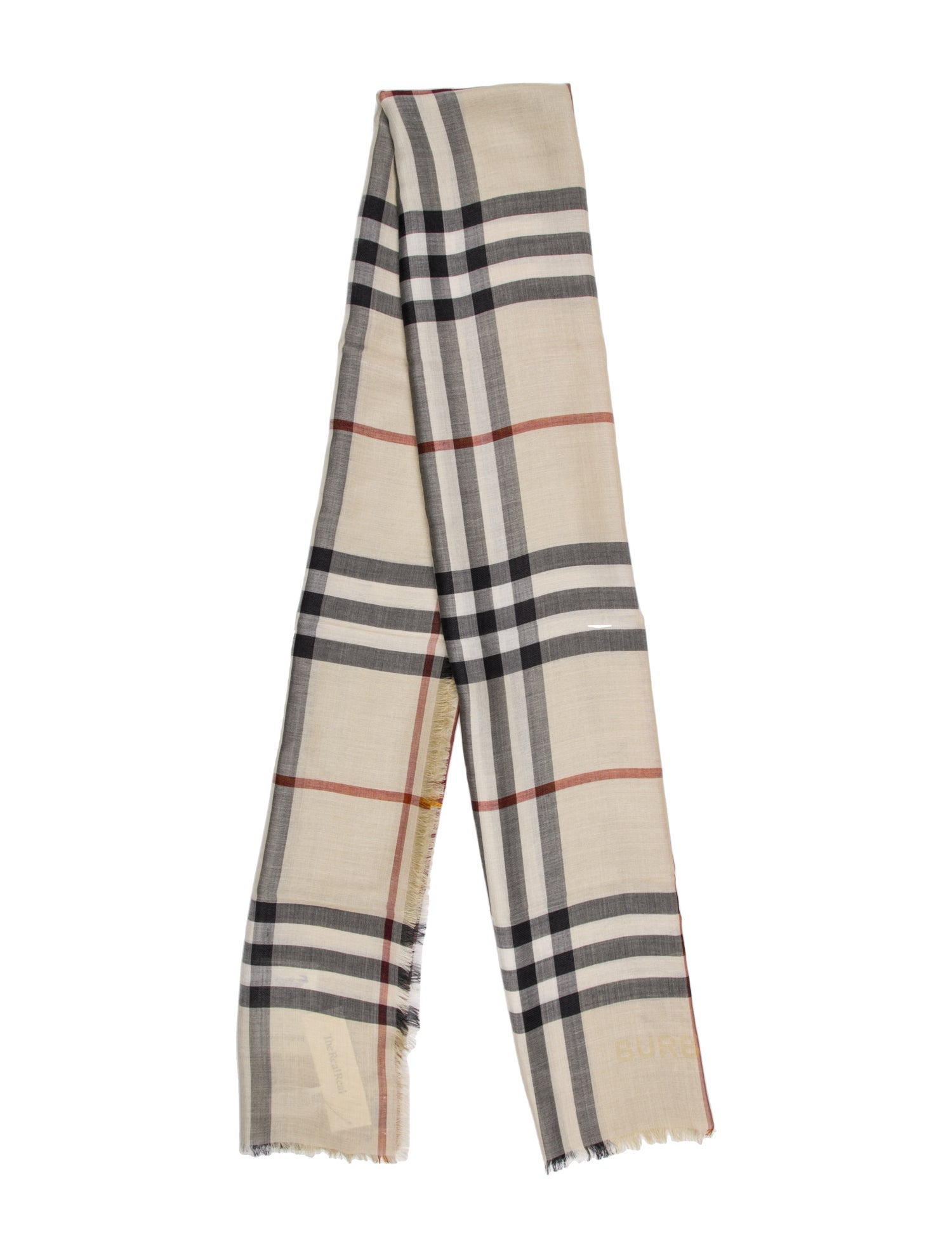 Burberry Wool Striped Scarf