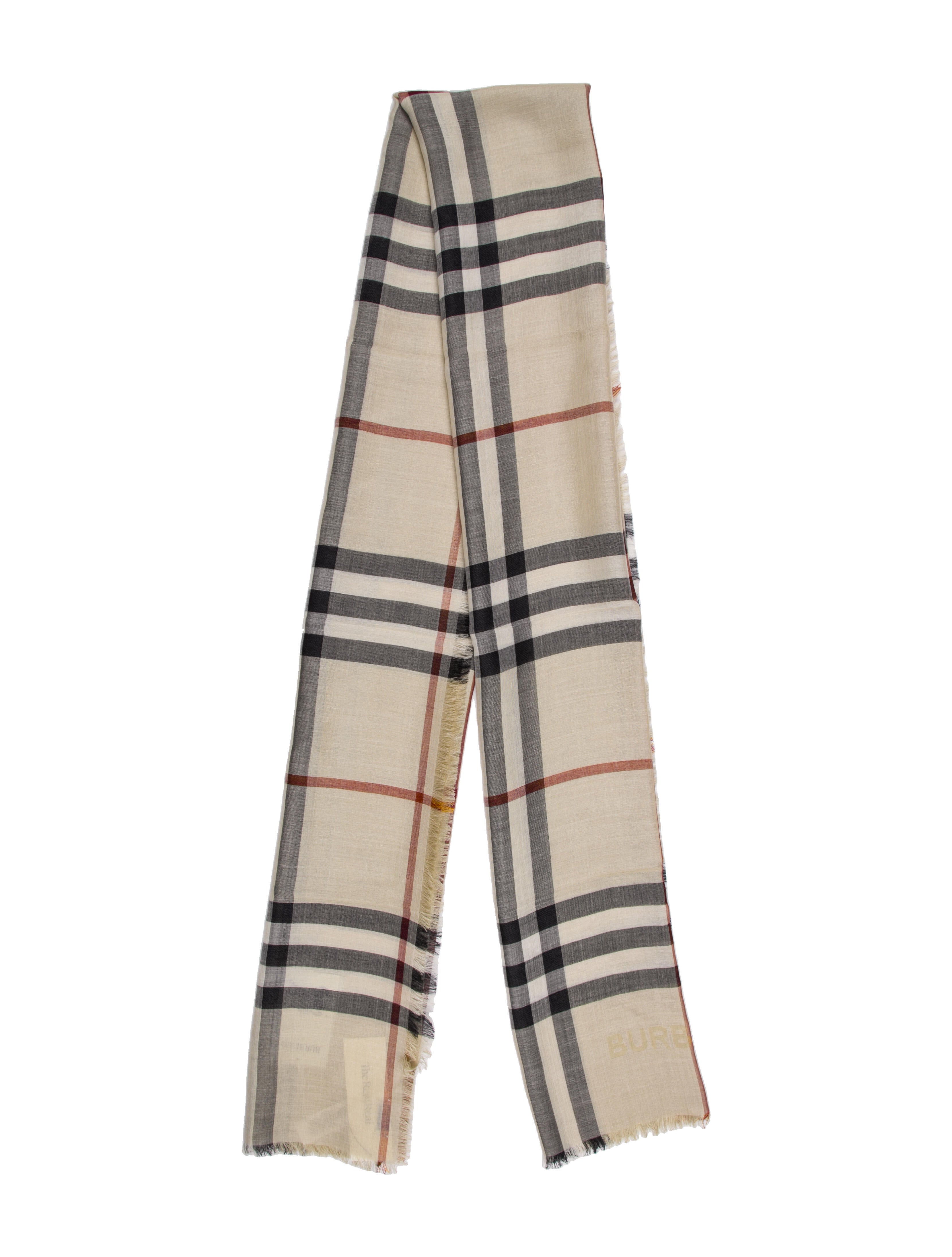 Burberry Wool Striped Scarf