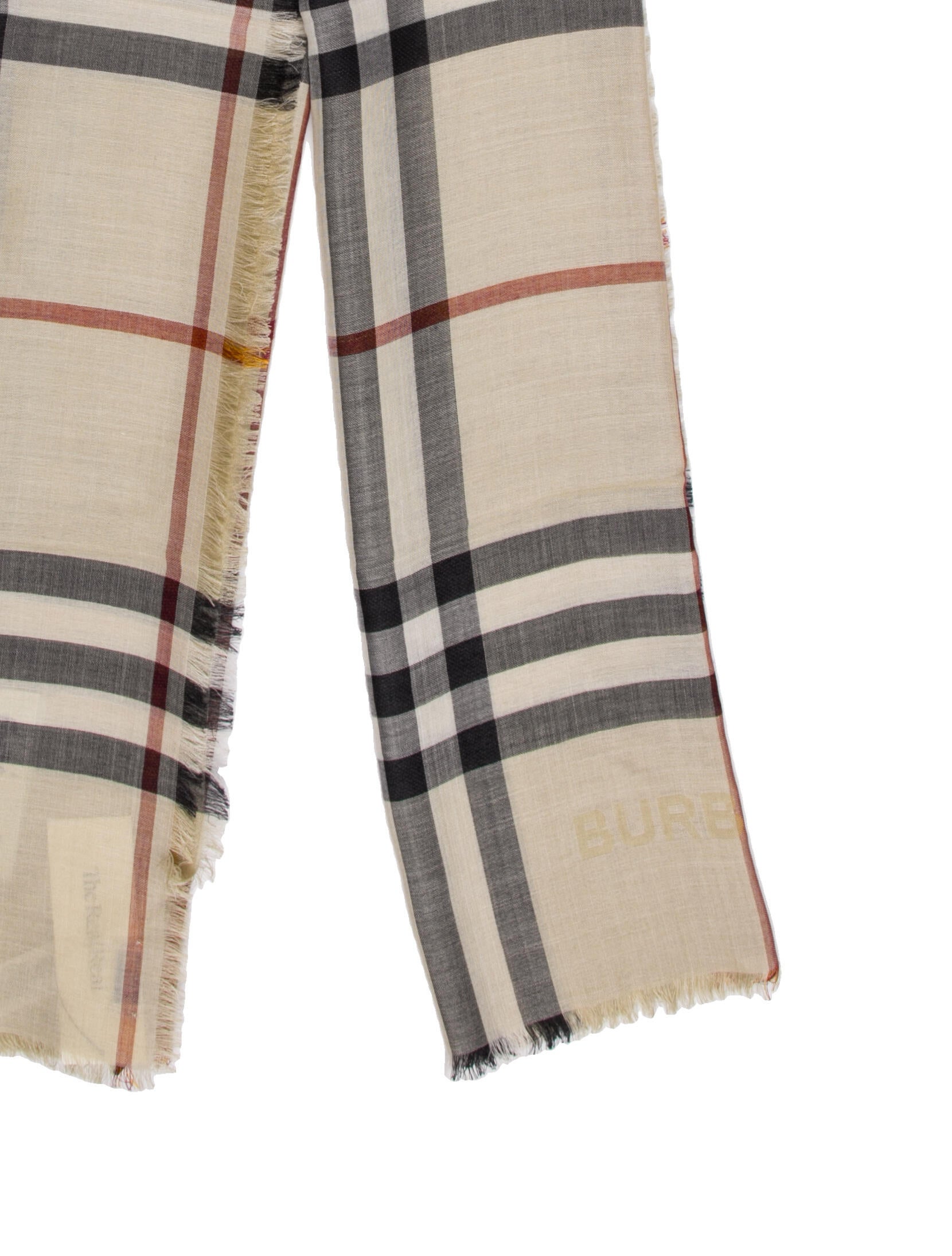 Burberry Wool Striped Scarf