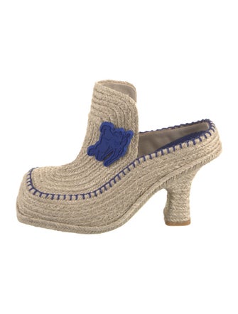 Burberry Jute Mules