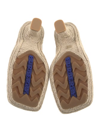 Burberry Jute Mules