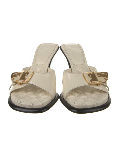 Burberry Leather Slides