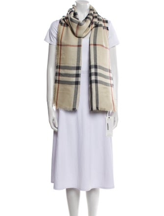 Burberry Wool Striped Scarf
