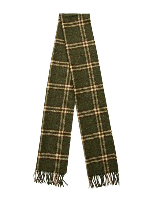 Burberry Cashmere House Check Pattern Scarf