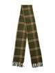 Burberry Cashmere House Check Pattern Scarf