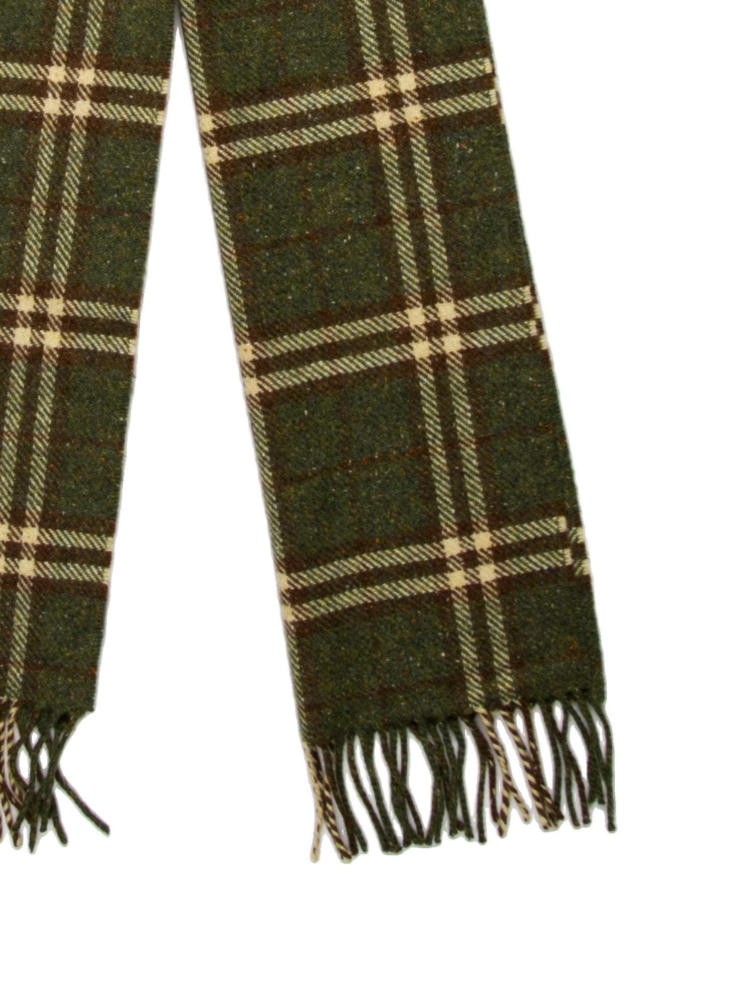 Burberry Cashmere House Check Pattern Scarf