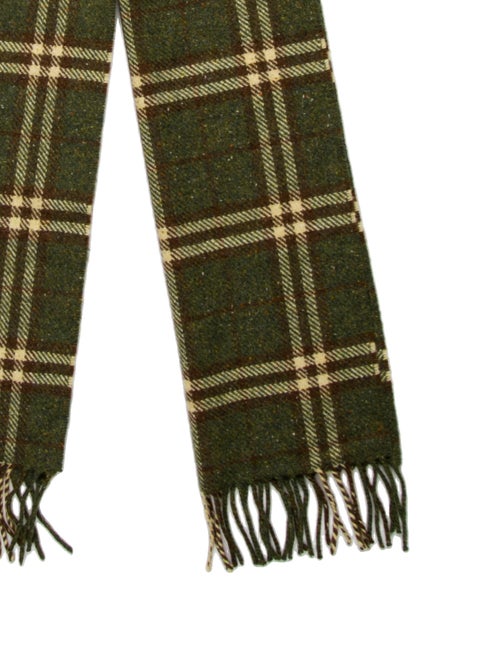Burberry Cashmere House Check Pattern Scarf