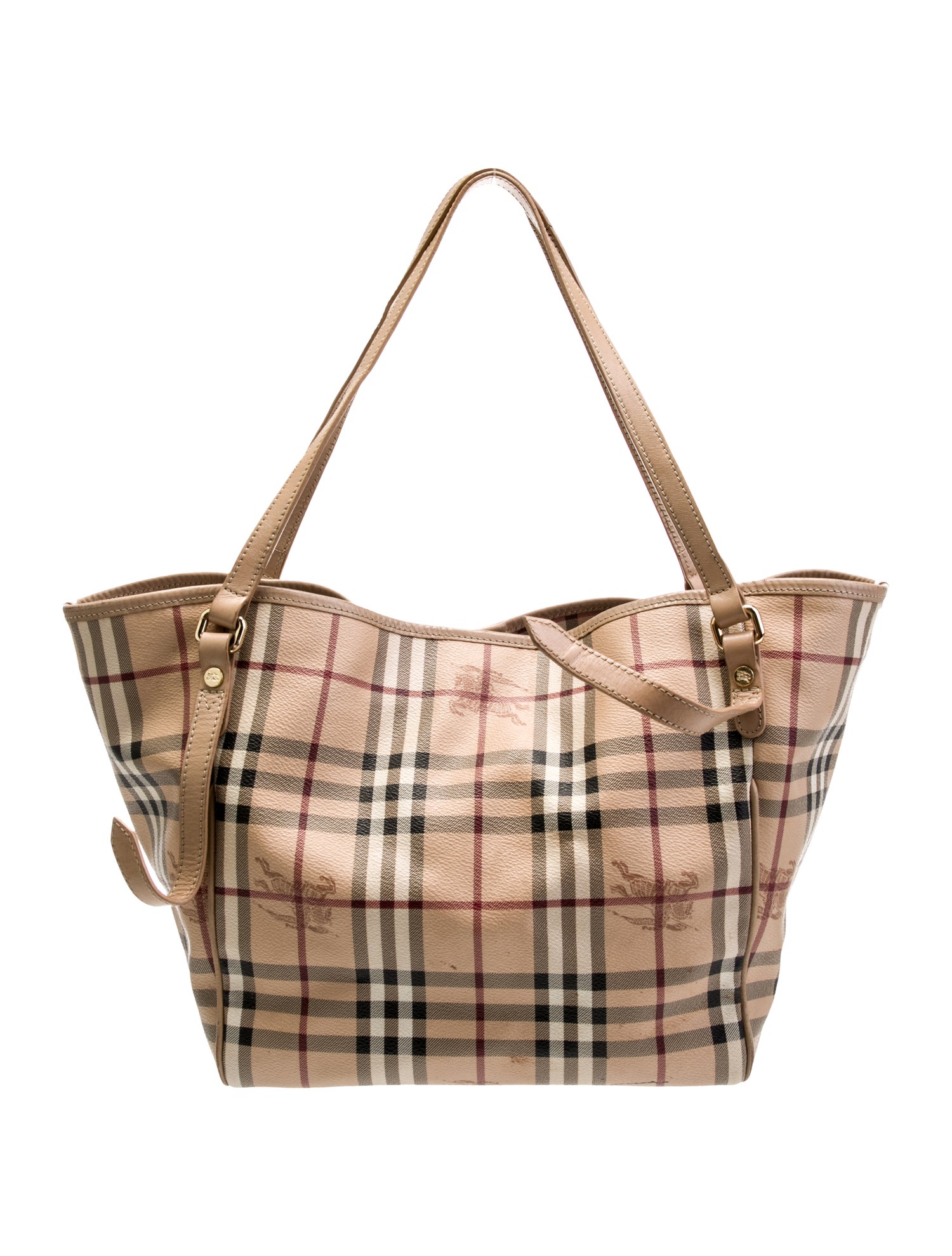 Burberry PVC Top Handle Bag