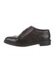 Burberry Patent Leather Lasercut Accents Oxfords