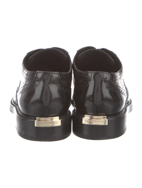 Burberry Patent Leather Lasercut Accents Oxfords