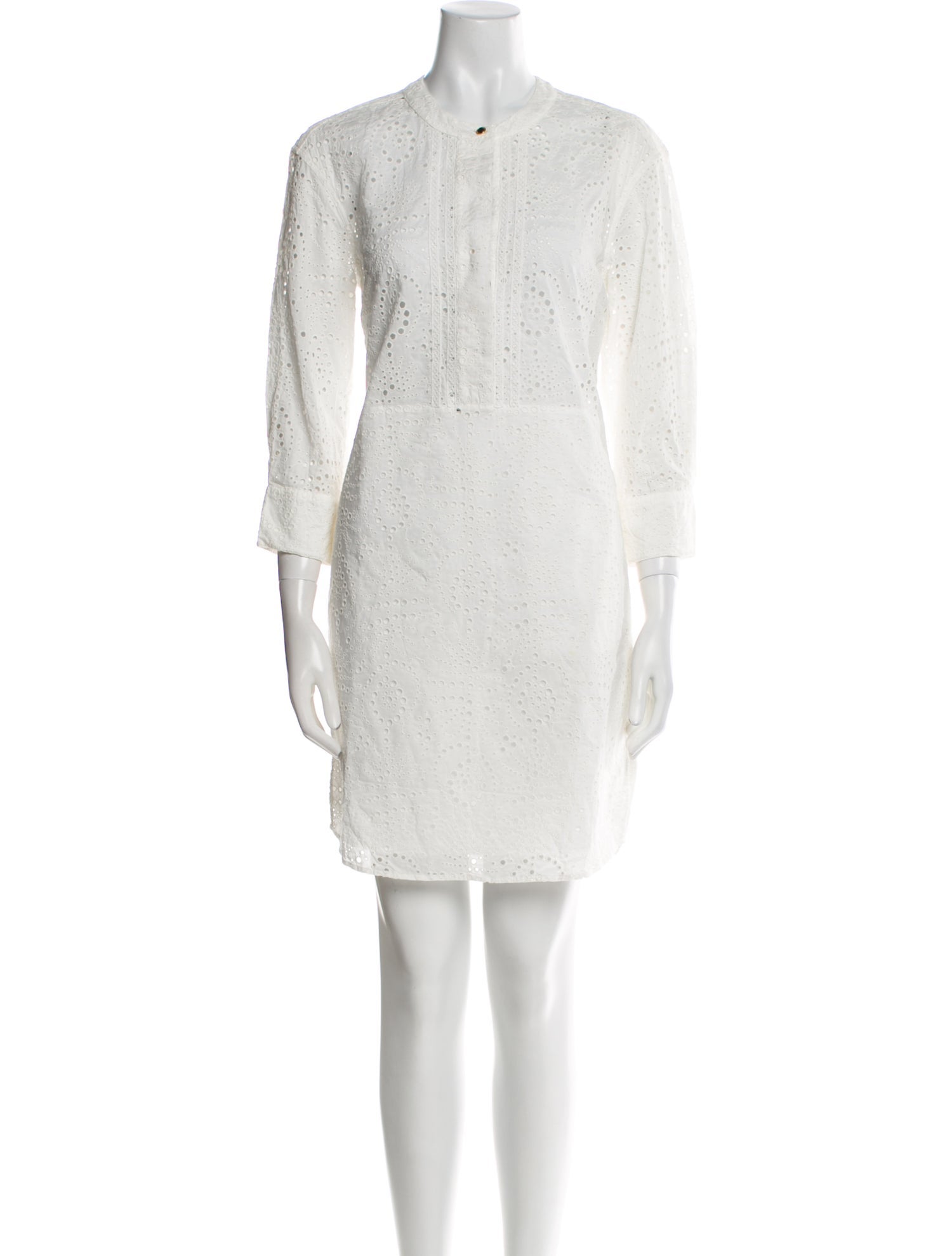 Burberry Crew Neck Mini Dress