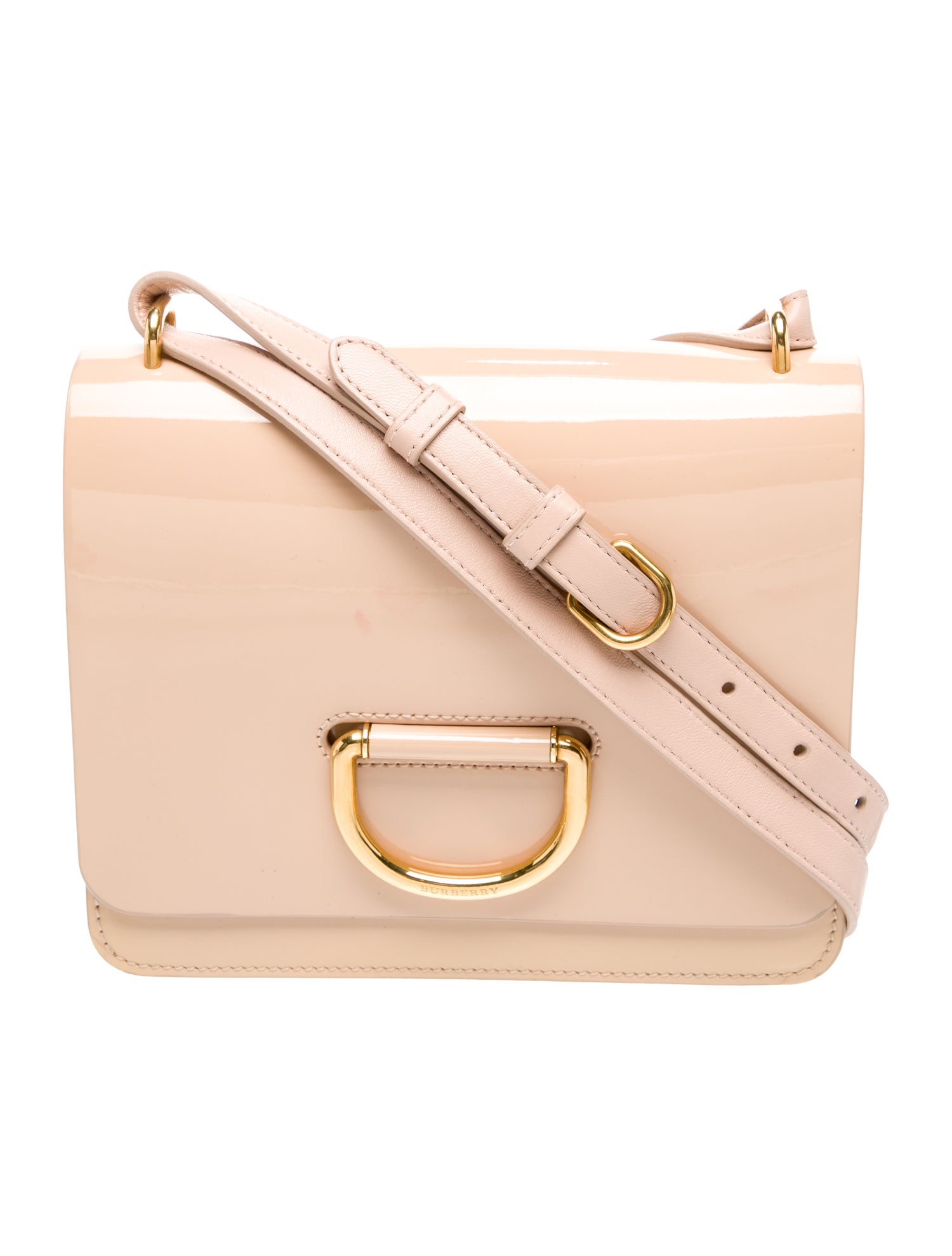 Burberry Patent Leather D-Ring Crossbody Small