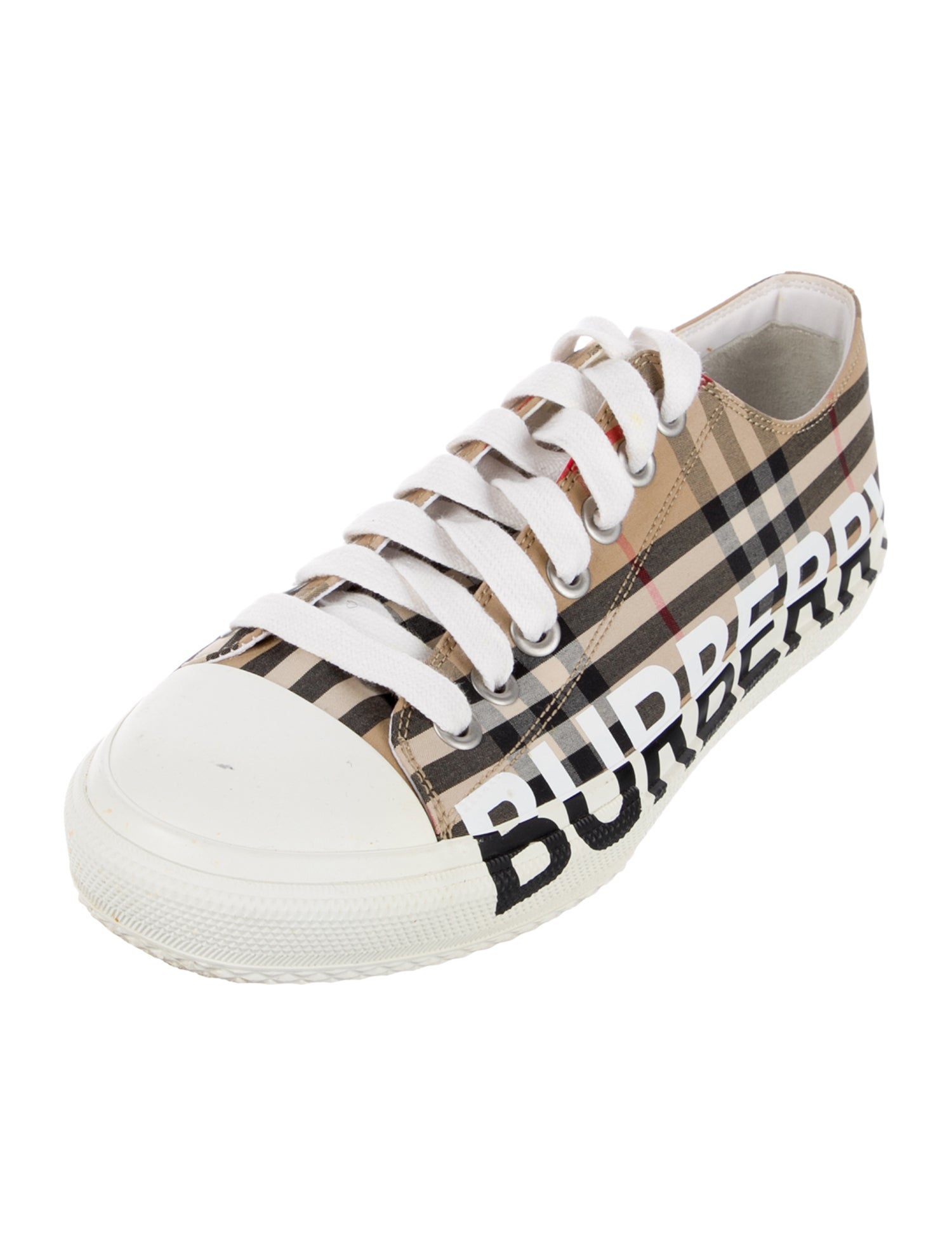 Burberry Canvas Printed Sneakers