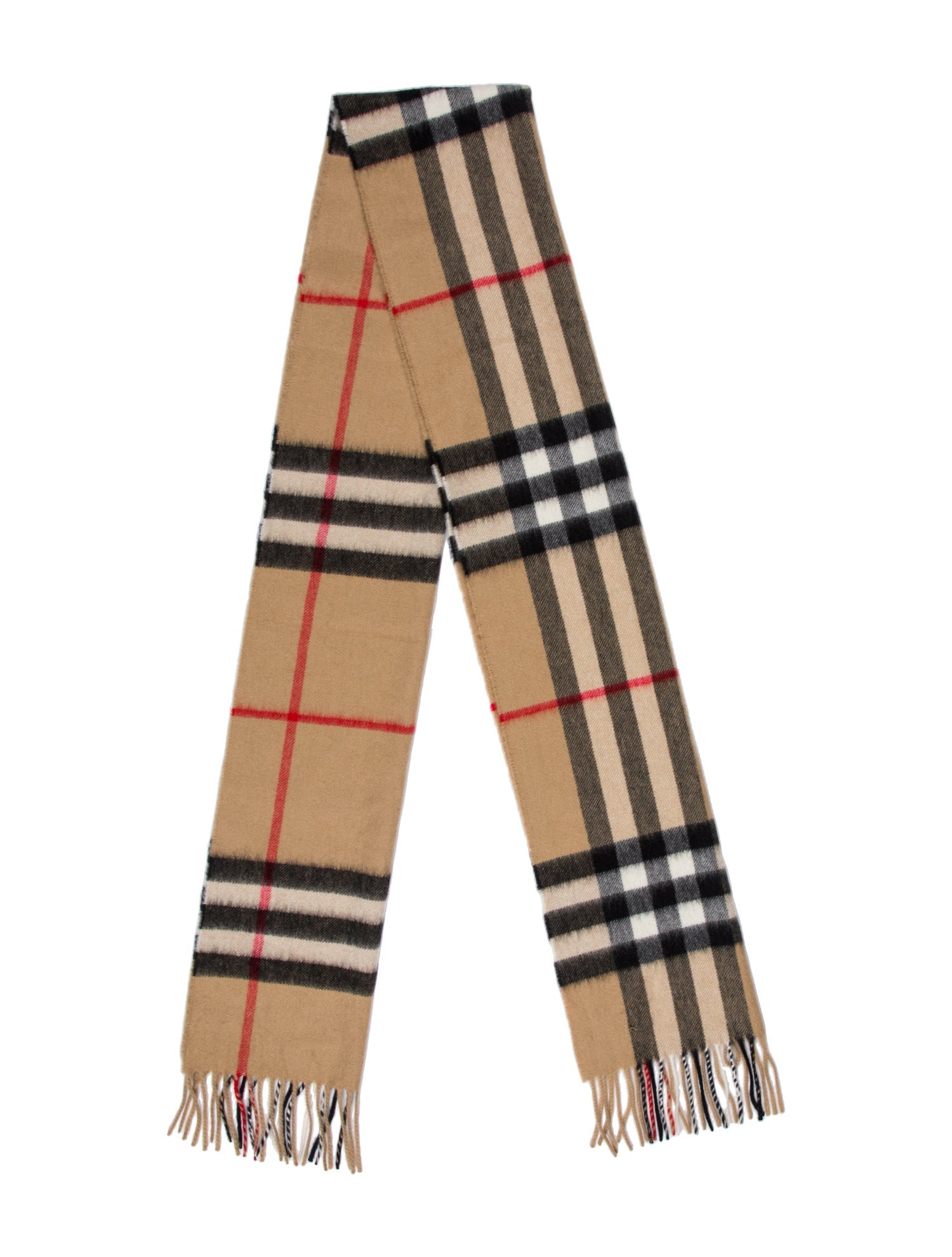 Burberry Cashmere Striped Scarf