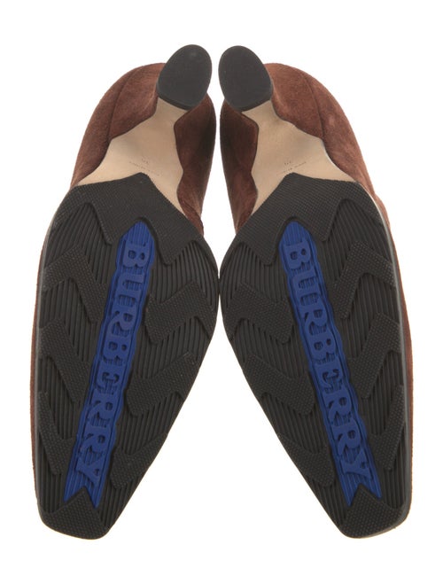 Burberry Suede Lace-Up Boots