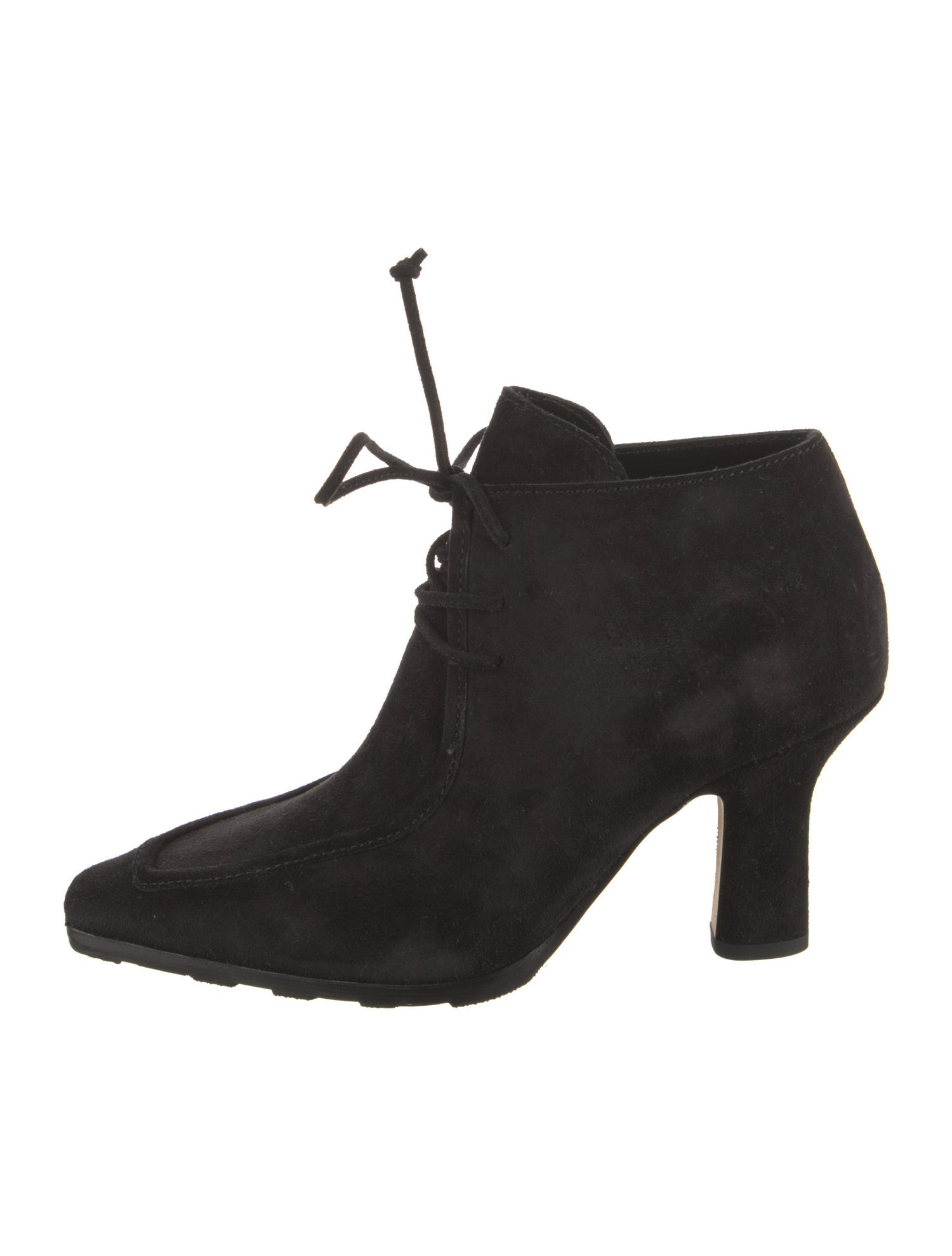 Burberry Suede Lace-Up Boots