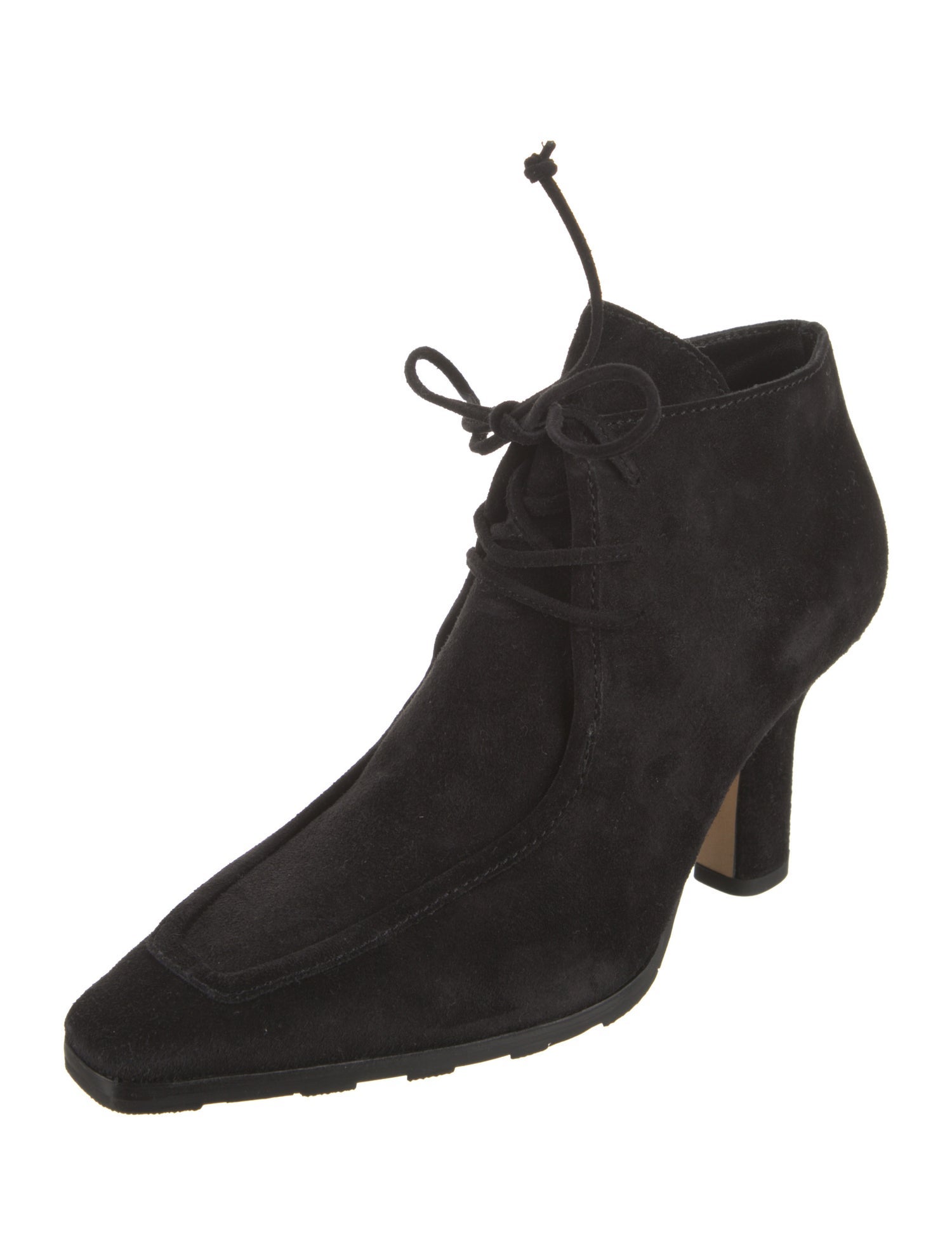 Burberry Suede Lace-Up Boots